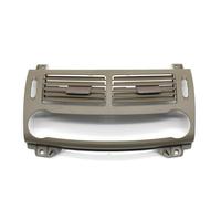 Car Air Vent Grille Front Dashboard Air Conditioner AC Vent Grille Cover Panel For Mercedes For Benz E Class W211 E200 E230 E260 E280 E300 2003-2008(Stone yellow Central)