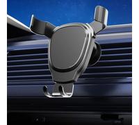 Car Air Vent Mount Holder Bracket With Strong Gravity Clamp And Non Slip Rubber Padding For Steady Phone Holding In Vehicles(Black)