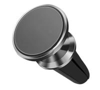 Car Air Vent Phone Holder - Portable Magnetic Grip Design, Compact Steel Alloy Structure, Firm Locking Mount Form | safe mobile positioning tool, easy installation car accessory, stable road navigatio