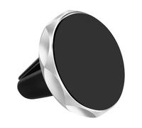 Car Air Vent Phone Holder Strong Magnetic Mount with Adhesive Plates, No Signal Sting Design | Effortless One-Handed Installation for Driving Safety