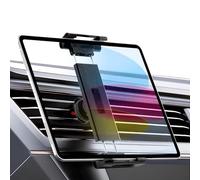 Car Air Vent Tablet Holder, 360° Rotating Tablet Holder for iPad Pro 11 Air Mini, Galaxy Tab, Z Fold, iPhone, 6.5-17 inch Devices (Black)