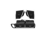 Car Air Vents For Q5 2009-2018 8R1820951 8R1820901 LHD Front Dashboard Left Right Middle Air Conditioner AC Vent Grille Outlet Assembly Adjustable Air Vent Louvers(LHD-3PCS SET)