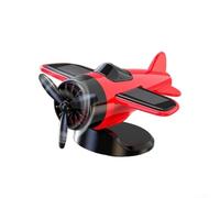 Car Airplane Ornament with Solar Power Ideal for Car Enthusiasts, Stylish Decoration for Any Setting (Red)