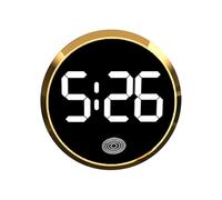 Car Alarm Clock Digital Watch - Touch Control, Small LED Display, Portable Light Watch, Compact Timepiece Design | Travel Companion for RV Dashboard Classroom Fridge Home Daily Convenience Use
