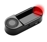 Car Alarm LED Light Solar-Powered Fake Car Alarm with Red LED Flashing Security Light USB Port Simulated Dummy Solar Alarm Anti-Theft Car Security Products for Most Bikes Motorcycle Cars