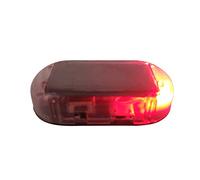 Car Alarm LED Light Solar Security Warning Dummy System Anti-theft Flash Blinking Lamp Red