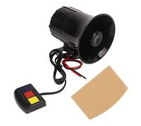 Car Alarm Siren, 12V 30W Wired Loud Horn Alarm Speaker, 3 Tones 120 dB Strong Voice Alarm Warning Siren Horn for 12V Trucks, Vehicles, Boats