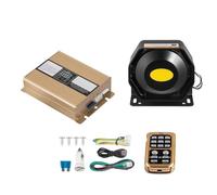 Car Alarm System Anti Theft 200W 12V Loud Car Warning Alarm Police Fire Siren PA Speaker MIC System For All Specific Vehicles(Suit C)
