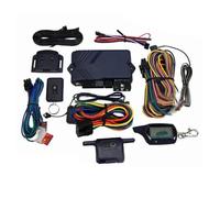 Car Alarm System Anti Theft Two Way Car Alarm System With Engine Start LCD Remote Control Key Fob Case With Silicone Cover