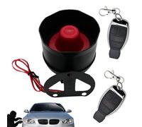 Car Alarm System For Theft Prevention With Sound,12V Car Alarm Security Protection System | Loud And Clear Adjustable Sensitivity 2 Remote Controls Alarm System For Car Security