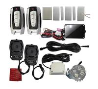 Car Alarm System Truck Alarm Systems with Remote Start 12V-24V Dual Induction Spotlights Anti-Stealing Oil System Kit Easy to Install
