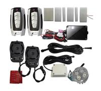 Car Alarm System Truck Alarm Systems with Remote Start 12V-24V Dual Induction Spotlights Anti-Stealing Oil System Kit 8171 Easy to Install