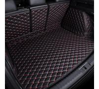 Car All Inclusive Boot Liner for BMW iX1 2023, Leather Trunk Mat Single Piece Waterproof Auto Rear Cargo Liner Accessories,-Black-red