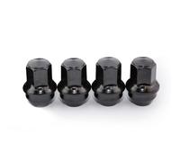 Car Alloy Wheel Nuts Bolt Set of 4, Size 14 mm x 1.5, Tapered Seat, 21mm Hex, Rustproof, Black For Ford Transit Custom Tourneo Original Wheels-DC Components