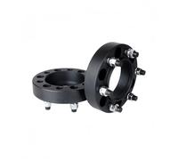 Car Aluminum Alloy Spacer 25/30/35/40/45mm PCD 6x139.7 CB 93.1mm Wheel Spacers For Ford For Ranger For Mazda(2PCS 25mm Black)