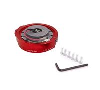 Car Aluminum Auto Steering Wheel Quick Release Snap Off Hub Adapter Boss Kit YIJIAVSX(Red)
