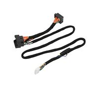 Car Amplifier Interface Wire Harness with Plug 12V 15A Stable Connection Clear Sound for Music Lovers Enhancement for Car Stereo Systems Premium ABS and Metal Construction Easy Ins