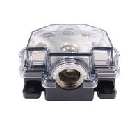 Car Amplifier Power Distribution Block Stereo Splitter AB with Removable Protective Shell and Multiple Gauge Outputs