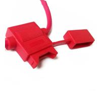 Car and Bike Inline Fuse Holder for Standard Blade Fuses 12V 20A Splash Proof with 300mm 16AWG Wire, Pack of 5