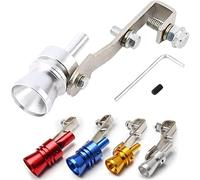 Car And Motorcycle Tailpipe Exhaust Pipe Oversized Roar Maker For Cars And Motorcycles, Car Turbo Sound Whistle Car Exhaust Sound Booster, Exhaust Tailpipe Blow Off Valve Aluminum Universal Auto Acces