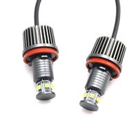 Car Angel Eyes 2p 120W 6000K Lamp Angel Eyes Marker Light Bulbs Fit Use For BMW E81 E82 E87 E88 E90 E92 M3 E93 E60 E70 X5 E71 X6 X6M E89 Z4 2007-UP(2 pieces)