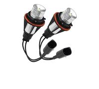 Car Angel Eyes For BMW E39 E53 E60 E61 E63 E64 E65 E66 E87 525i 530i Xi 545i For M5 LED Angel Eyes Ring Marker Light Bulbs Car Lamps LED Angels Eyess(2pcs Red)