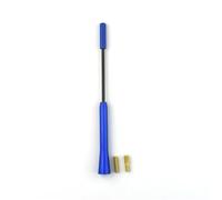 Car Antenna 17CM Universal Car Roof Mast Whip Antenna Stereo Radio FM/AM Metal Receiving Signal Aerial Amplified Automobile Roof Antenna(Blue)
