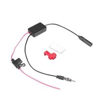 Car Antenna 3 In 1 12V Aerial SMA Amplifier DAB FM AM Car Radio Anti-interference Amp Signal Booster Antenna 76-108MHZ For Marine Boat Roof Antenna(FM Amplifier)