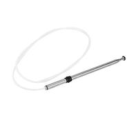 Car Antenna, Durable Stainless Steel Power Aerial Clear Reception Easy Installation AM FM Radio Mast for Vehicle Owners Daily Commuters Road Trip Enthusiasts Universal Fit