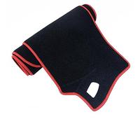 Car Anti-Slip Carpet Dashboard Mat Cover Pad Sun Shade Dash Board For X1 E84 2010-2015(Polyester Red Edge)