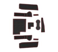 Car Anti-Slip Mat For Clio 5 2020 2021 2022 Car Door Groove Mat Anti-Slip Rubber Gate Slot Cup Pad Auto