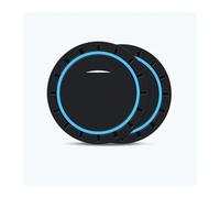 Car Anti-Slip Mat For Tesla For Model 3 Y S X 2021 For Roadster For Cybertruck For Juguete 2PCS Car Coaster Silicone Water Cup Slot Non-Slip Mat PVC Pads(Blue3)