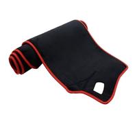 Car Anti-Slip Mat For Toyota For Previa 50 For Estima For Tarago 2006-2019 XR50 Anti-Slip Mat Dashboard Cover Pad Sunshade Carpet(Flannel Red Edge)
