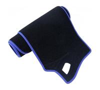 Car Anti-Slip Mat For Toyota For Yaris For Vitz XP90 2006 2007 2008 2009 2010 2011 Car Dashboard Dash Mat Cover Sunshade Anti-sun Carpet Pad(Polyester Blue Edge)