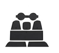 Car Anti-Slip Mat For Toyota GR86 Car Center Console Anti-Slip Mat Coasters Door Slot Mats Cup Rubber Pads Rug Sticker(Black)