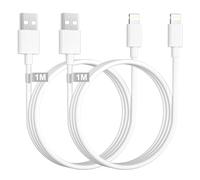 Car Apple CarPlay Cable 1M 2 Pack, MFi Certified USB Lightning Cable USB iPhone Charger Cable 1M Fast Charging iphone Charging Lead Iphone Wire for iPhone 14/13/12 Pro Max/11/XS/XR/X/8/7/6/5/SE, iPad