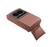 car arm rest 1PCS Car Armrest Cushion Box With Cup Holder Rear for Seat Increased Elbow Support Car Armrest Holder Vehicle Arm Cushion(Brown)