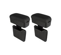 Car Arm Rest Box Auto Armrest Organizer Wireless Charging Storage Container Frame Support Accessories Decoration(Black line)