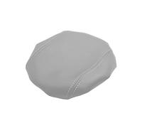 car arm rest Car Accessories Microfiber Leather Center Console Lid Armrest Box Cover Trim For VW for Tiguan L 2017-2019 elastic band type(Gray)