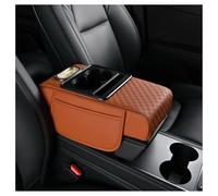 Car Arm Rest Cushion For Dacia Duster 2010-2024 2025, Center Console Pillow Car Armrest Pad Trucks With Cup Holder, Pad Storage Bag(Orange)