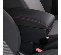 Car Arm Rest For Seat For Ibiza For Arona Car Armrest Box Center Storage Box Console Armrest Box With 7-U-S-B Cup Holder Ashtray Retrofit Parts (Color : RED)