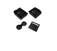 Car Arm Rest For Tesla For Model For 3 Highland 2024 Console Armrest Storage Box Organizer Flocking ABS With Silicone Pad(Flocking 4PCS)
