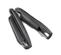 Car Armrest 2pcs Driver Passenger Side for seat Armrest Handle Leather Cover Trim for Land for Rover reelander 2 2007-2015 Car Accessories(Gray line)