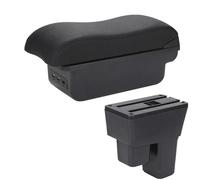 Car Armrest Box 2008 2009 2010 2011 2012 2013 Storage Curved Surface Leather For Jazz