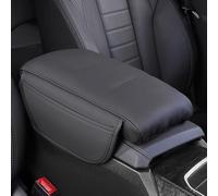 Car Armrest Box Booster Pad for BMW 1 3 5 6 Series E90 E91 E92 E60 Car Waterproof Center Console Car Arm Rest Padded Cover Pad Interior Accessories, Black Style