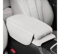 Car Armrest Box Booster Pad for Land Rover A9 Range Rover Sport Car Waterproof Center Console Car Arm Rest Padded Cover Pad Interior Accessories,White Style