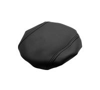 car armrest box Car Accessories Microfiber Leather Center Console Lid Armrest Box Cover Trim For VW for Tiguan L 2017-2019 elastic band type(Black)