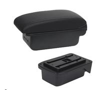 Car Armrest Box Center Centre Console Storage Styling Decoration Accessories Cup Holder USB Charging For Toyota Verso Seat Armrest(B2 Black line 3USB)