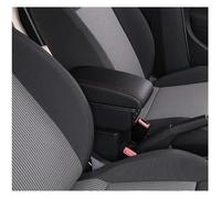 Car Armrest Box Center Console For Berlingo Car Armrest Storage Box Internal Modification With USB Charging(B2 3 Usb,Black red)