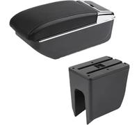 Car Armrest Box Center Console For K-ZE Car Armrest Box Center Armrests Storage Box Internal USB Charging(B1 Black Line No Usb)
